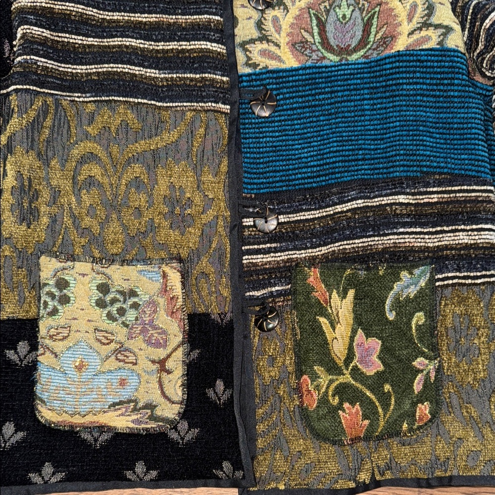 ALEX KIM Women's Multicolor Patchwork Jacket - image 8